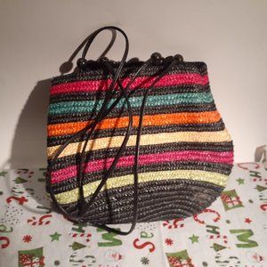 Croft & Barrow Rainbow Stripes Bag